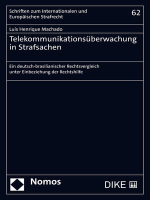 cover image of Telekommunikationsüberwachung in Strafsachen